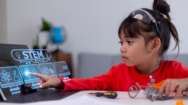 los niños de primer grado descubrirán un mundo emocionante donde los números y las formas cobran vida. Utilizando tecnología.